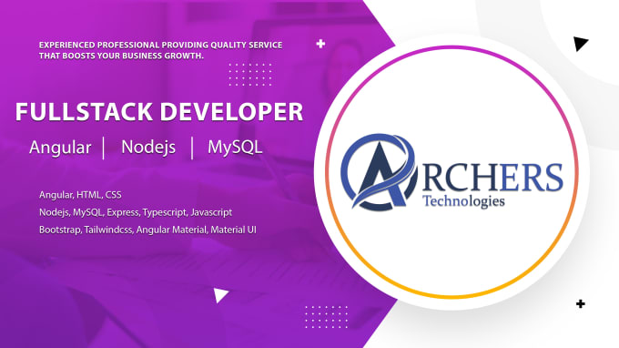 Develop a full stack web app angular nodejs and mysql by Archersfamily ...