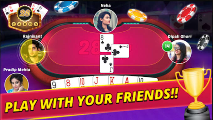 develop a multiplayer poker, card game, slot card game, ludo game development