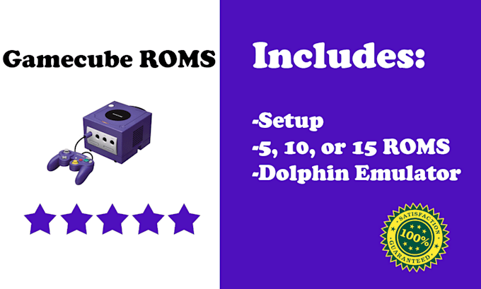 provide gamecube roms to use