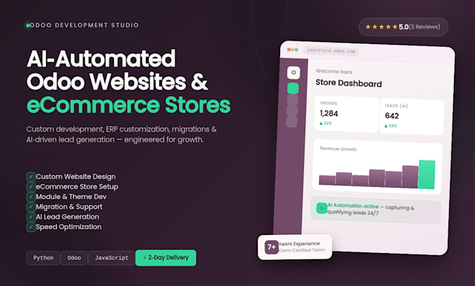 use ai to automate your odoo store, ecommerce, lead generation