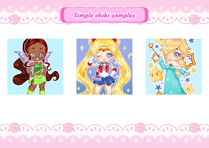 draw chibi anime character commission
