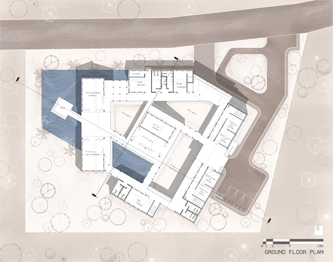 Transform architectural visions into art photoshop plan render and ...