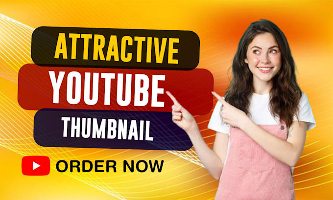do attractive clickbait youtube thumbnail, gaming  thumbnail with header footer