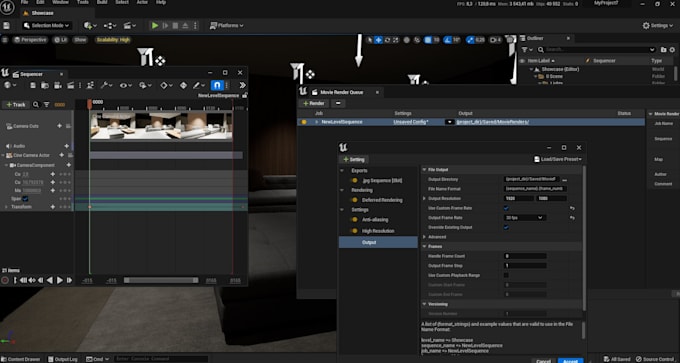 make a high detailed realistic 3d rendering