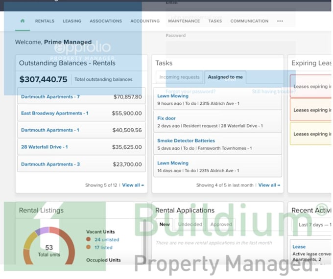 Setup buildium and quickbooks for real estate business by Haseebayar