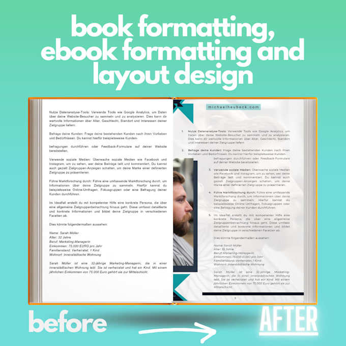 do book formatting, ebook formatting and layout design