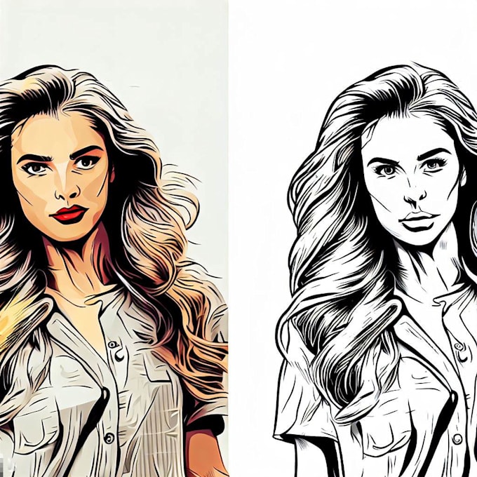Convert your sketch or image to digital vector art by Gonzvelazqu | Fiverr