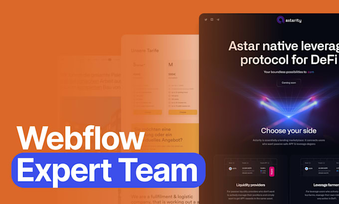 design modern figma to webflow website with animation