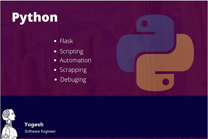 Teach, complete python scripts, and create web applications by Yog_007 ...