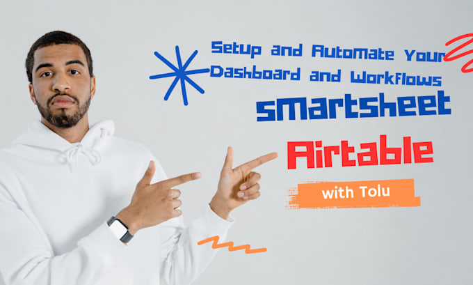 setup KPI dashboards, pmo template on smartsheet, airtable, appsheet management