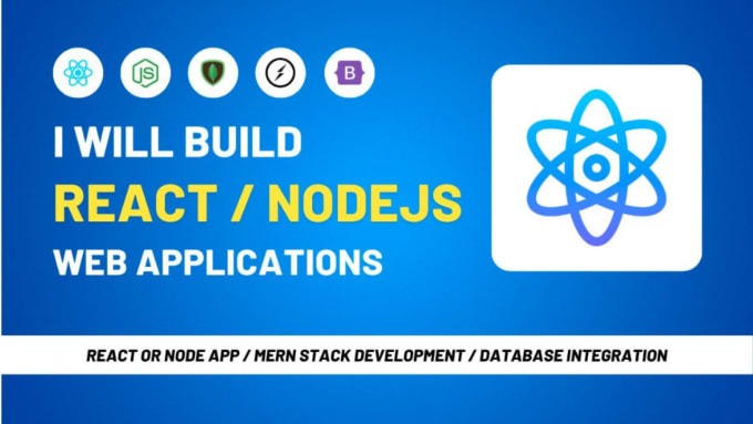 Develop web application using nodejs and reactjs by Jerov_tech | Fiverr