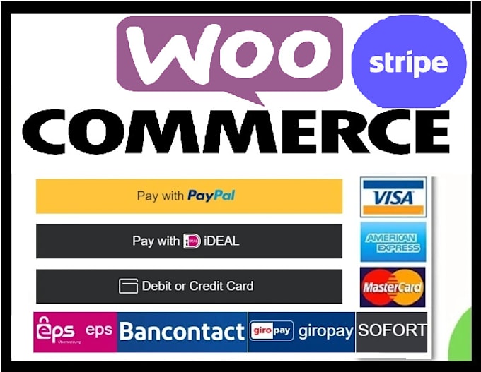 integrate stripe, paypal smart button into your woocommerce website