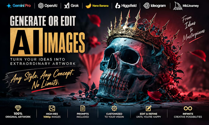generate and edit ai images to make original concept artwork