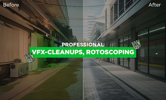 remove unwanted object from video, vfx cleanup and object remove