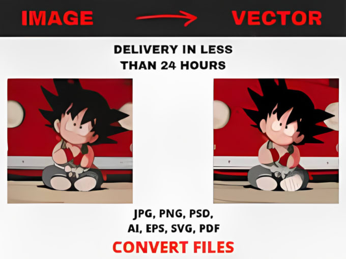 Convert files to vector ai psd png eps pdf svg dst within an hour by