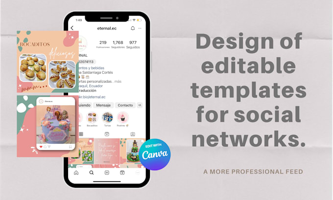 Design editable templates in canva for your social media posts by ...