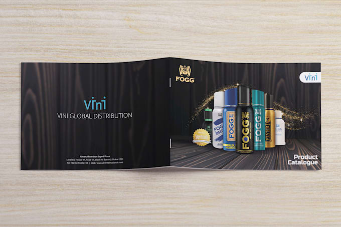 design a professional brochure or catalog