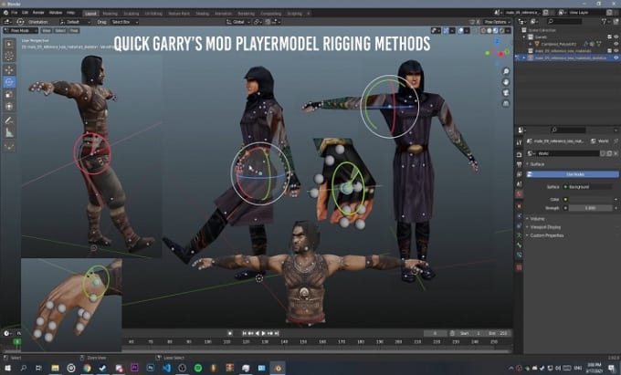 Port your player model to gmod aka garrys mod by Icon_creations | Fiverr