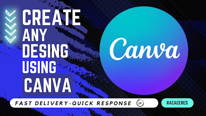 create any design using canva