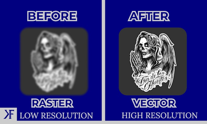 Redraw, recreate logo and convert image to vector by Farhank426252 | Fiverr