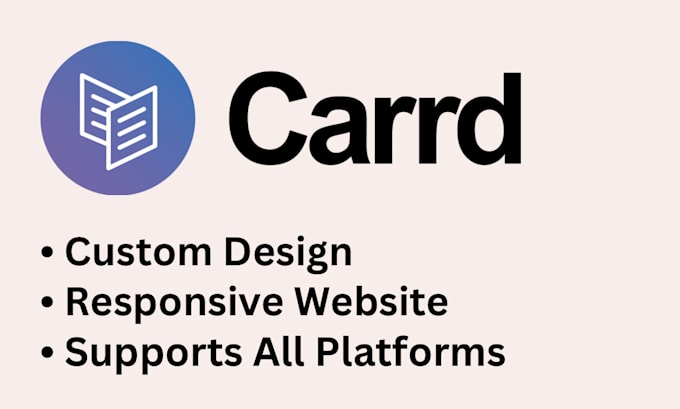 design a carrd website for you