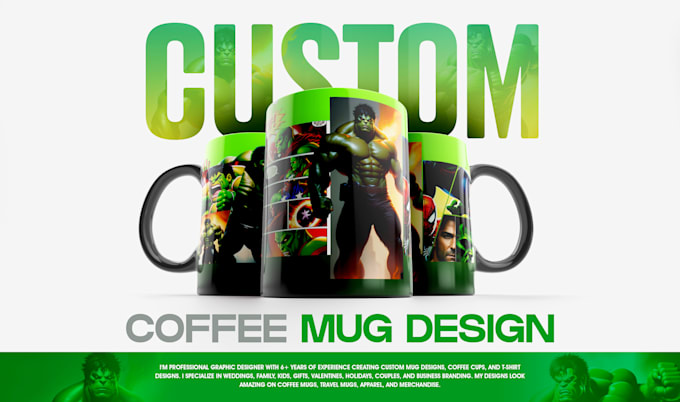 do custom coffee mug design or coffee mug design with affinity
