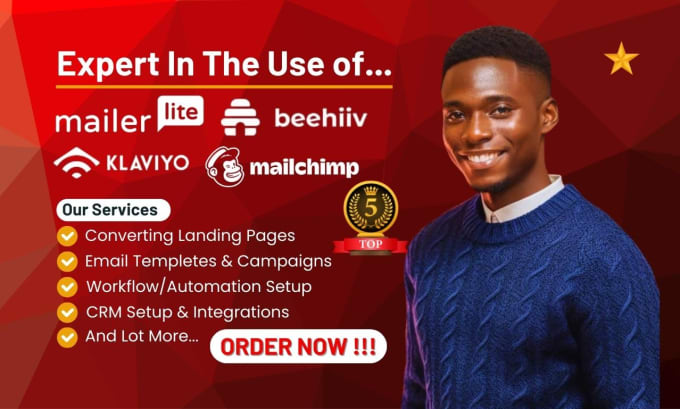 Setup mailchimp activecampaign mailerlite ghl landing page and
