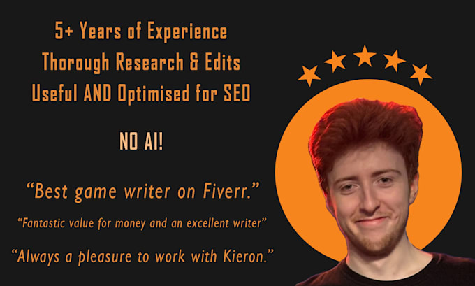 write video game guides for your website