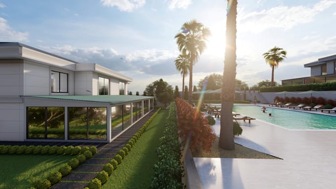 do complete landscape design and rendering according to your project