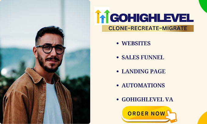 gohighlevel VA, gohighlevel landing page, go high level website, ghl funnel pro
