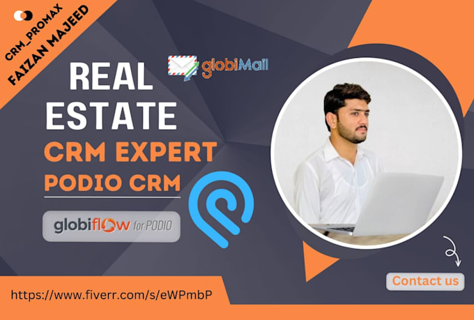 create a user friendly simple real estate podio CRM management system
