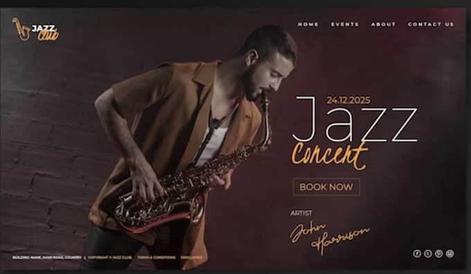 create a professional music and dj website on wordpress