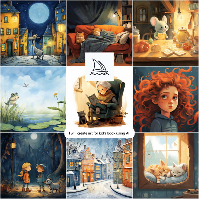 create a kids book using ai