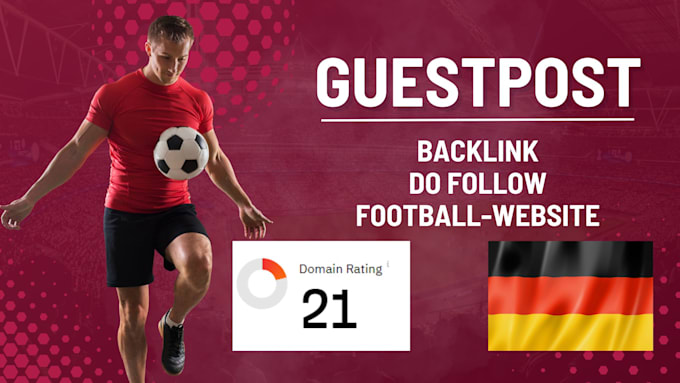 create a guest post with SEO backlink from my german da28 sports website