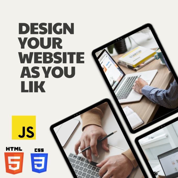 Design front end using html css and javascript by Javeriashahbazz | Fiverr