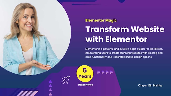 do professional elementor website design and customization