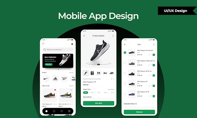Design mobile app ui ux in figma by Haroon_psd_ | Fiverr