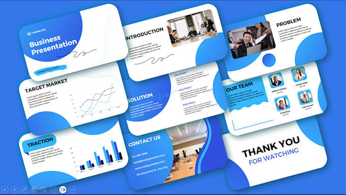 design high quality business presentations with animation