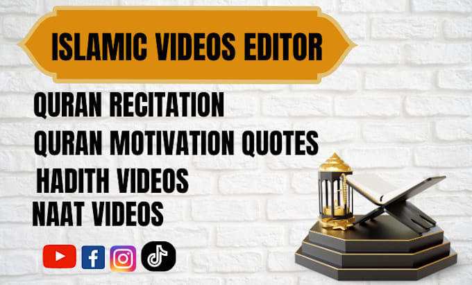 edit your quran recitations and islamic shorts