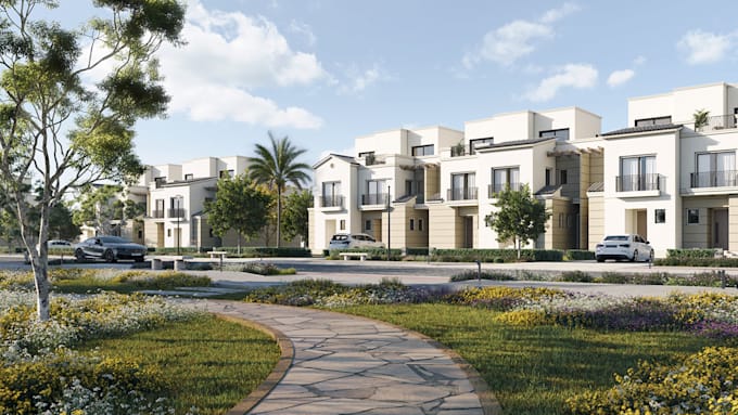 Render high quality 3d architectural visualization by Mazenhany1608 ...