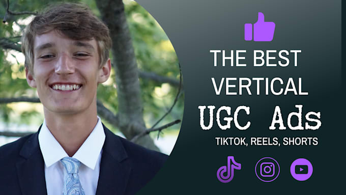 create tiktok ugc ads, vertical spokesman video and edits
