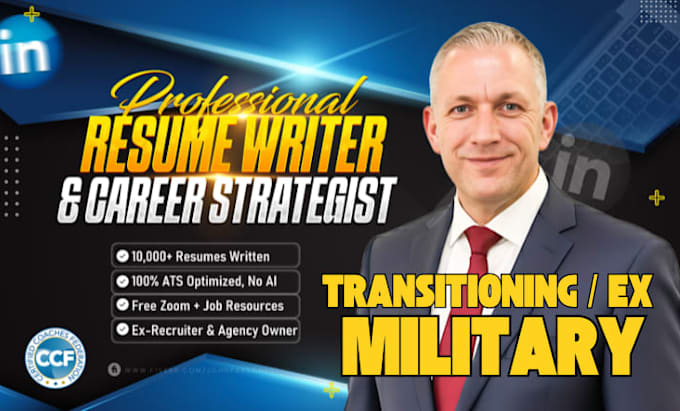 create a resume for military vets