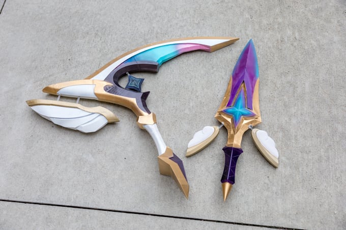 make cosplay armor, weapon, equipment and accessories