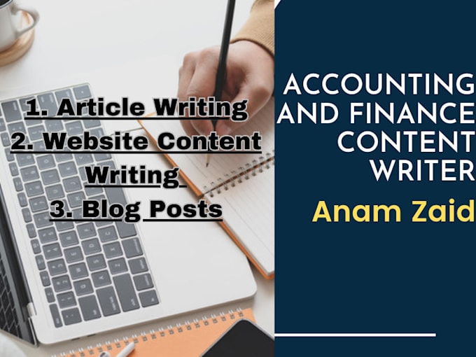do accounting and finance content writing