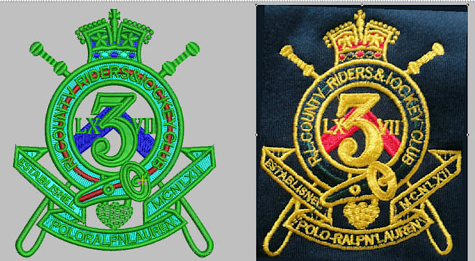digitizing logo into embroidery dst emb in 1hour