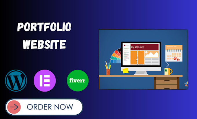 Design a stunning and responsive wordpress portfolio website by ...