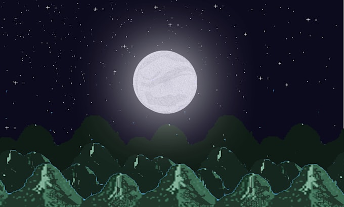 design  pixel art background for you