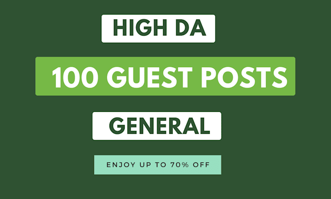 do a guest post on high da general sites