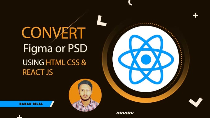 Convert figma to react psd to react js responsive web app by ...