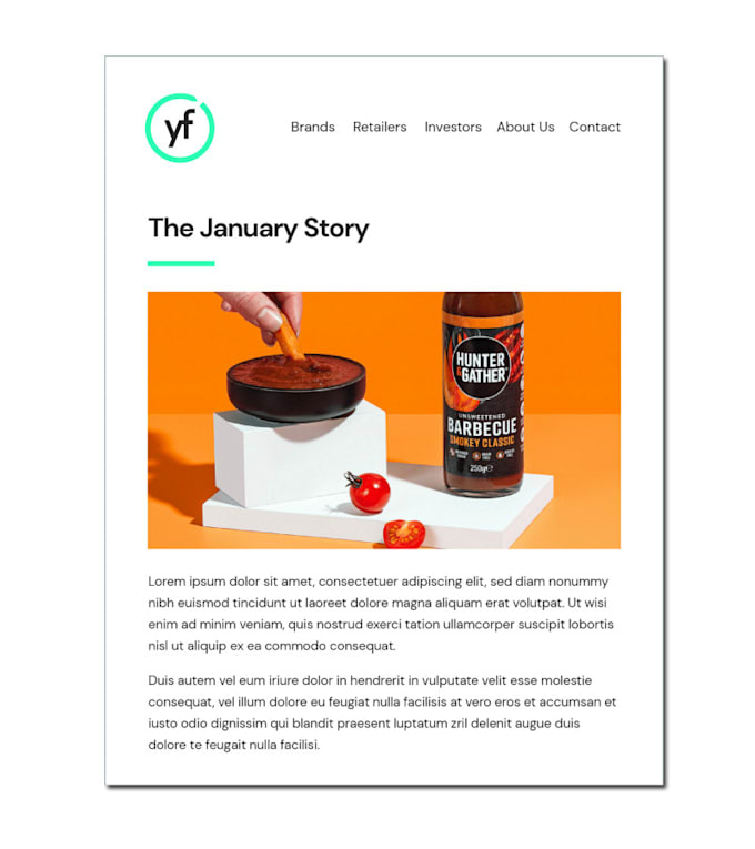 Design a hubspot email template by Rim abbasi Fiverr